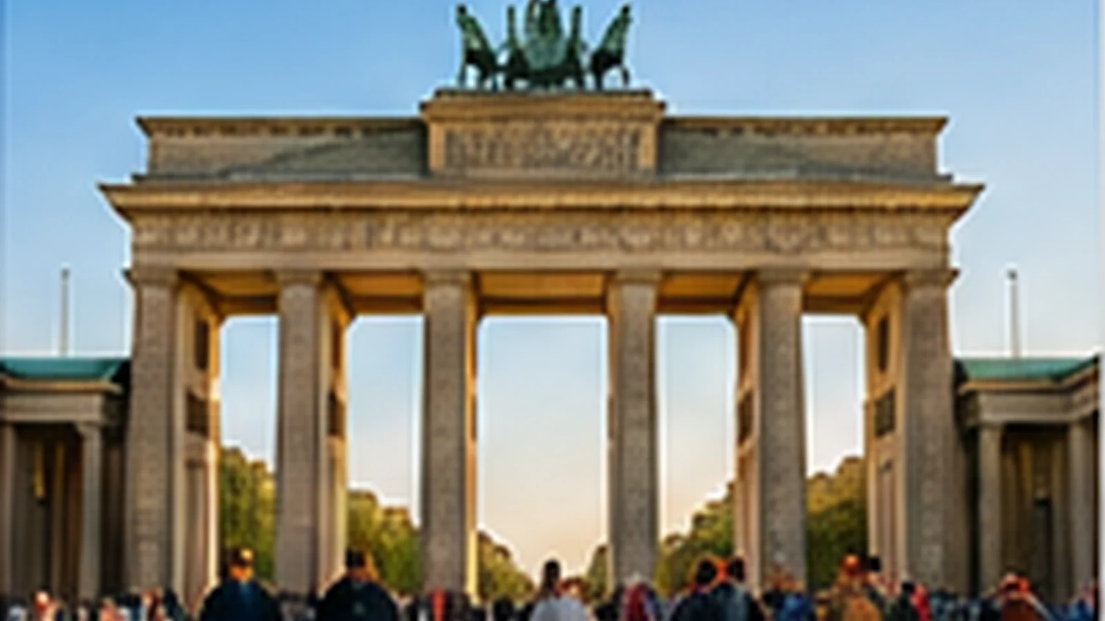 Brandenburger Tor i Berlin som redaktionellt resemotiv